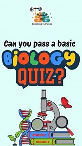 Can you pass a basic biology quiz? Are you a science student? Biology lover? Or just curious and love to learn? This introductory quiz features 10 engaging questions designed to test your understanding of fundamental biology concepts. Can you get 10/10? Dive in and see if you've got the basics down! How did you do?!? Tell me in the comments! With as much as I love biology, I created a course to replace it that teaches critical thinking, information literacy, and science literacy. To learn more: 