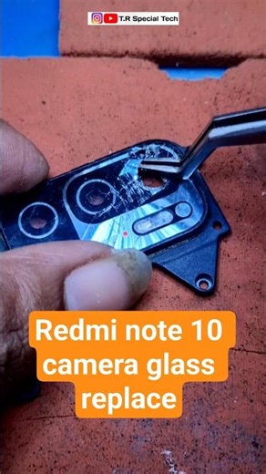redmi note 10 5g camera glass replacement 👌 #trspecialtech #smartphone #viralfeeds #repair