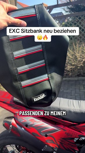 Sitzbank neu beziehen für EXC und Moped