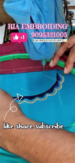 #simple&embroidery_blouse_design #embroidery_art #embroidery_ideas #aari_blouse #trending #tvkvijay