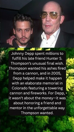 Johnny Depp’s Emotional Farewell to Hunter S. Thompson | A Legendary Friendship Story