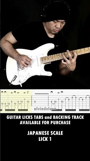 JAPANESE SCALE LICK No.1 - Exotic Guitar Scales Series