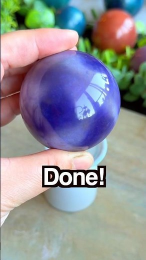 How to make purple dorodango🔮 #hikarudorodango #dorodango #mindfulness #zen