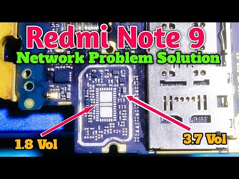 Redmi note 9 Network problem Solution || 4G network ic replace ‪@GsmYusufPathan‬
