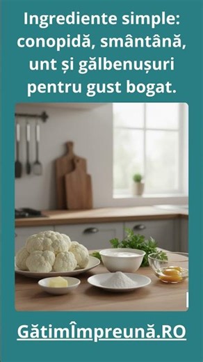 Supă cremă de conopidă 🥣 | Gătim împreună #supacrema #gatimimpreuna