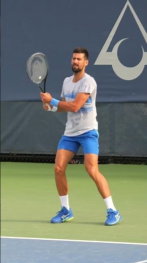 The Most Precise Backhand in Tennis? 🎾 Djokovic's TRAINING in 4K #shorts #tennis