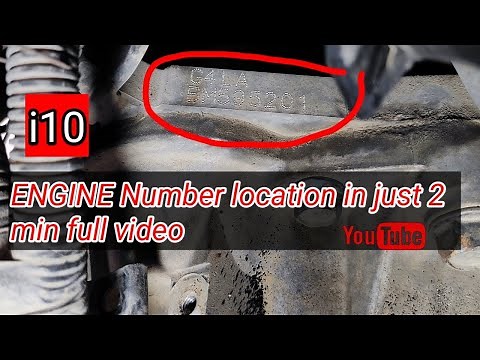 i10 engine number location/ hyundai engine number location in just 2 min/ #i10 #hyundai