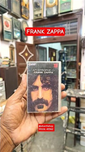 Frank zappa apostrophe indian edition chamshell audio cassette #shantishop #ytshorts #audiocassette