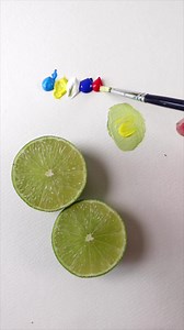 Color mixing / lemon / may art | Art Video