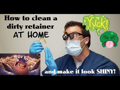 DIY way to clean retainers and make them look SHINY every time!