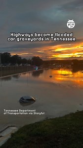 And the flooding continues... Historic rainfall swamped parts of Hamilton County, Tennessee, Tuesday, shutting down sections of I-24 and I-75 in Chattanooga. Footage shows cars stranded in deep water as crews worked to control traffic, help drivers, and clear the miles-long backups. | WeatherBug