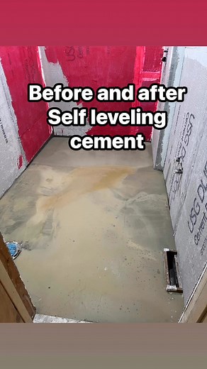 Before and after Self leveling cement #selfleveling #BathroomRenovation | Leonardo Bantigue