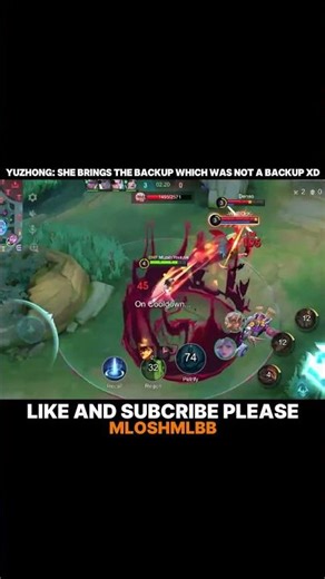 YUZHONG : SHE BRINGS THE BACKUP WHICH WAS NOT A BACKUP | YUZHONG EXP LANE GAMEPLAY #mlbb