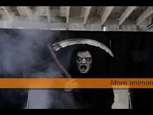 Halloween Witch and Spooks Animatronic Props