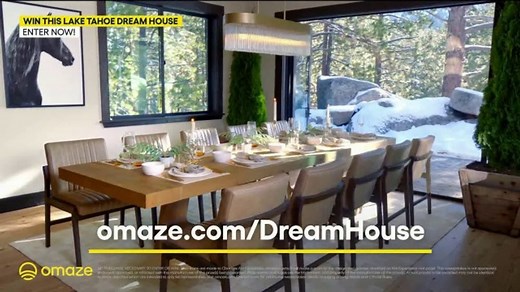 Omaze TV Spot, 'Lake Tahoe Dream House'