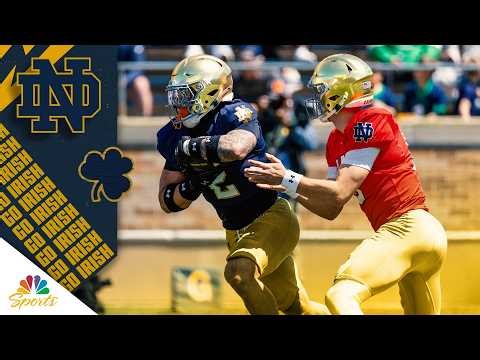 Notre Dame football: 2026 Blue-Gold Game | COLLEGE FOOTBALL HIGHLIGHTS | NBC Sports