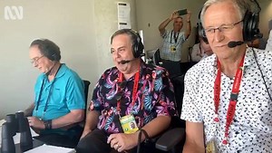 16K views · 20 shares |  100 one day, 200 the next.  Here's the moment Marnus Labuschagne scored his first double century for the Australian Men's Cricket Team as called by Andrew Moore and Jeremy Coney.  | ABC Sport | Facebook