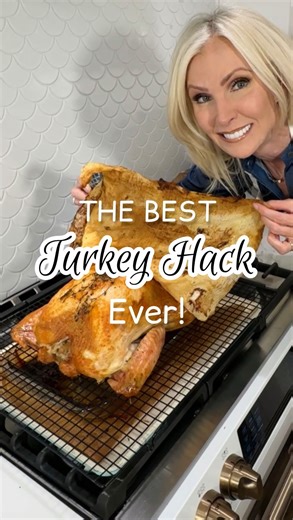 LORAfied | HACKS: Home • Kitchen • Life on Instagram: "🦃🤯 TURKEY HACK: THE BEST EVER + NO BASTING! 1 Step: Set It and Forget It 🤎Comment: “easy” and I’ll DM you the link to my cheese cloth + the other goodies I use 🤗 Are you in charge of the turkey this year? If you are, this hack is going to be a game changer! No more setting a timer to baste the turkey, no more stressing about it drying out 🥳 What are you in charge bringing this year? Comment and LMK! If you’ve been afraid to tackle the t