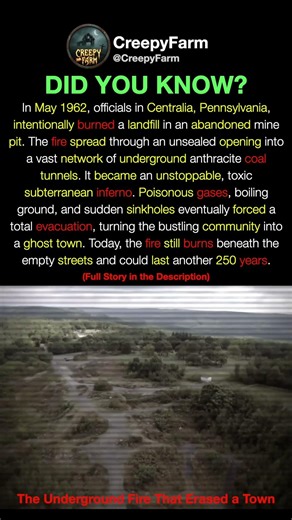 This Abandoned Town Has Been Burning for Decades