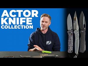 Shawn Ashmore Shows Off Custom Knife Collection