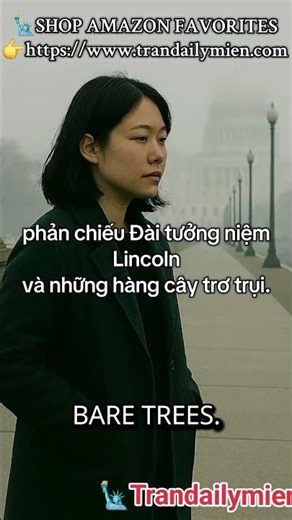 🇺🇸 Reflecting Pool in Winter 🇻🇳 Hồ phản chiếu mùa đông