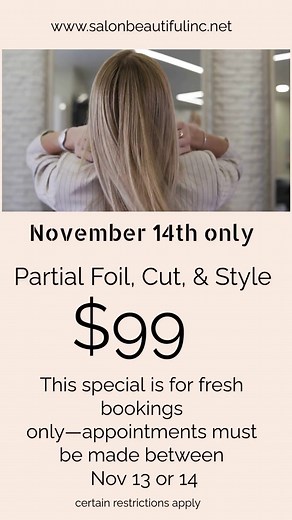 Salon Beautiful Full Service Salon on Reels