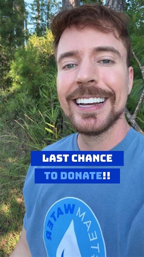 #TeamWater on Instagram: "This. Is. It! The FINAL 12 HOURS to join the world’s biggest clean water campaign IN HISTORY! Every dollar pushes us closer to changing 2 million lives with clean water. Don’t watch history happen. This is your last chance to be a part of it! Go to teamwater.org to donate! #TeamWater"