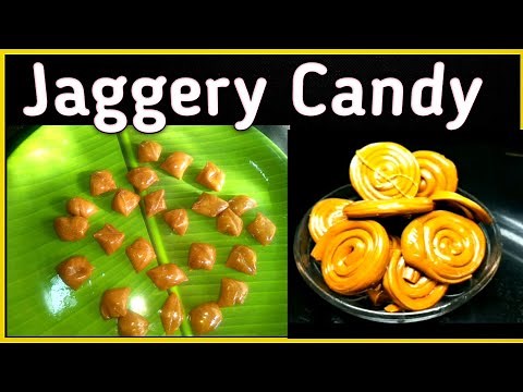 How to make jaggery candy / jaggery chocolate