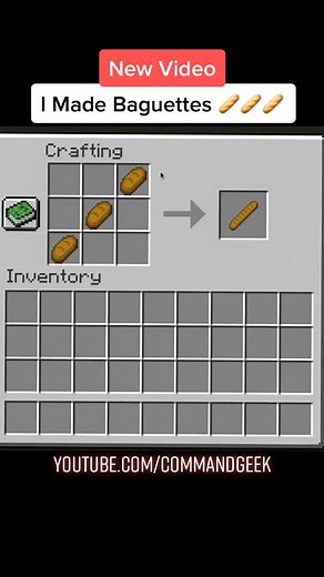 Exploring Baguettes in Minecraft