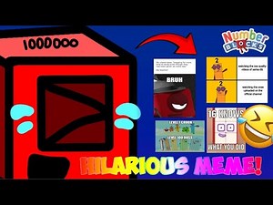 🤣 THE FUNNIEST NUMBERBLOCKS MEMES EVER! 🎉 TRY NOT TO LAUGH Challenge! ✨️