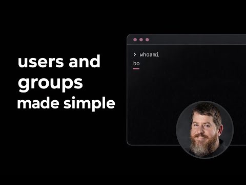 users and groups made simple