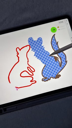 I swear that bunny was red… 😭💩 #artworkout #drawinggame #multiplayergames #ipadgames #artchallenge | Andy Draws
