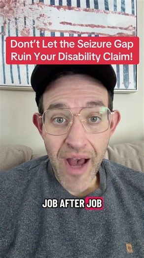 You can lose job after job because of seizures and still be told you’re “not disabled enough.” Social Security focuses on seizure frequency and medical documentation — not whether an employer could tolerate it. That leaves many people stuck in the gap between real life and SSA’s rules. If you have seizures and can’t sustain work, this is how you start proving your case. #seizures #ssa #disability #ssi #disabilitybenefits