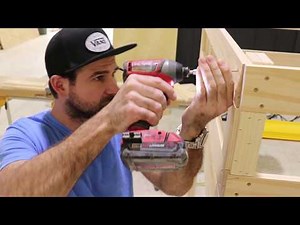 Dad Builds Bunk Beds With Stairs and Slide For Kids