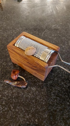 Small Parmesan or Cheese Grater, Nutmeg, Made of Metal and Oak Wood - Etsy UK