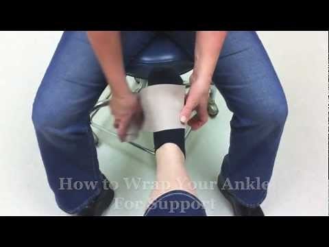 How to Wrap Your Ankle, Ace Wrap Your Ankle