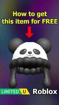 FREE UGC LIMITED - HOW TO GET UGC Panda Plush Hat in Medal Hub #roblox #freeugc #ugc