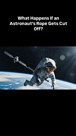 What Actually Happens When an Astronaut Drifts Away? 👨‍🚀 #freqscience #spacefacts #astronomy