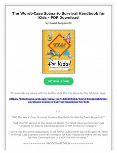 PDF The Worst-Case Scenario Survival Handbook for Kids by David Borgenicht