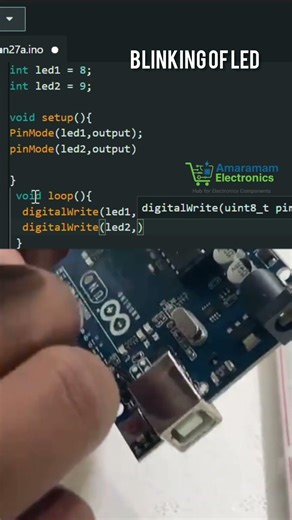 Two LED Blinking Project | Beginner Electronics