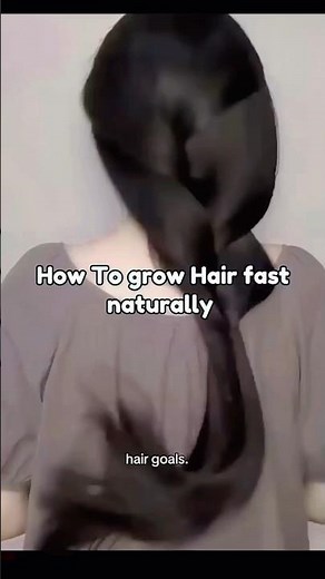 HOW TO GROW HAIR FAST NATURALLY 🥰#hair #haircare#FORYOU #fyp #asthetic #reels #trending #explore##yt