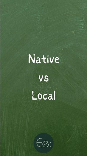 Native vs Local 🌍 What’s the Difference? by English explained #words #difference #meaning #explained