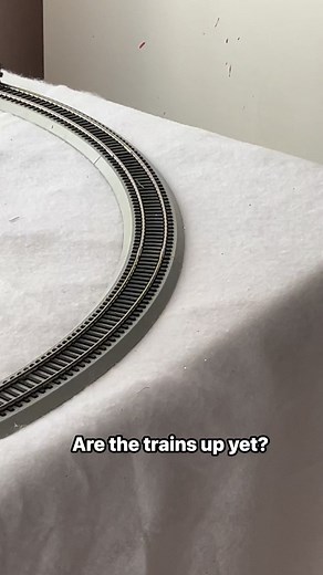 Did you put the trains up yet? #aaahobbies #toytrainset | AAA Hobbies and Crafts