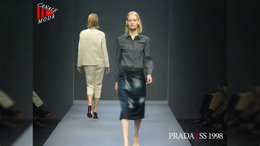 PRADA Spring Summer 1998 Milan 4K - Canale Moda