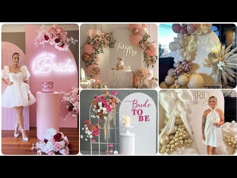 Best Bridal Shower Decoration Ideas at Home 2025|| Easy and Simple Bridal Shower Decor at Home