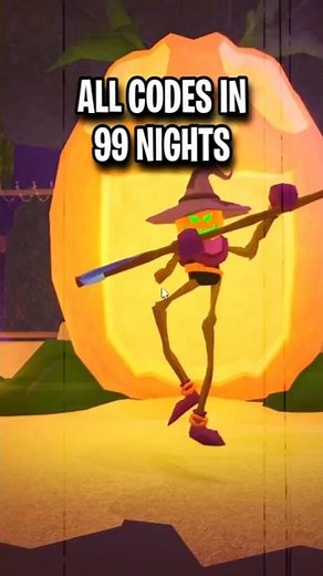 All Codes In 99 Nights In The Forest (ROBLOX)