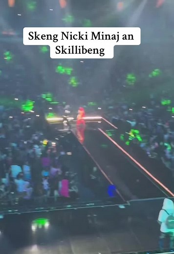 Skillibeng Featuring Nicki Minaj: Concert Singing Moments