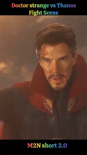 Doctor strange vs Thanos Fight Scene 😀 #shorts #marvel