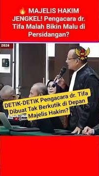 🔥 JUDGES ANNOYED! Did Dr. Tifa's Lawyer Just Embarrass Themselves in Court?