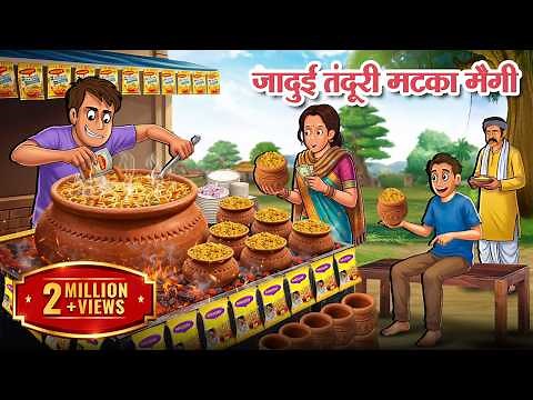 जादुई तंदूरी मटका मैगी | Hindi Kahani | Hindi Cartoon | Moral Stories | Hindi Story | Kahaniya